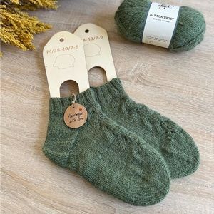 Hand knitted socks